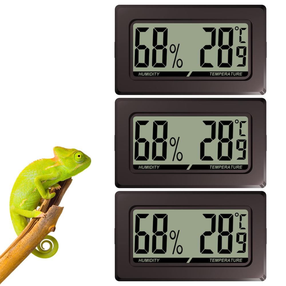 2-teiliges/3-teiliges Thermometer-/hygrometer-set Für Den Innenbereich, Digitales Lcd-luftfeuchtigkeitsmessgerät Für Luftbefeuchter, Kühlschränke, Gewächshäuser, Gärten, Keller Und Schränke