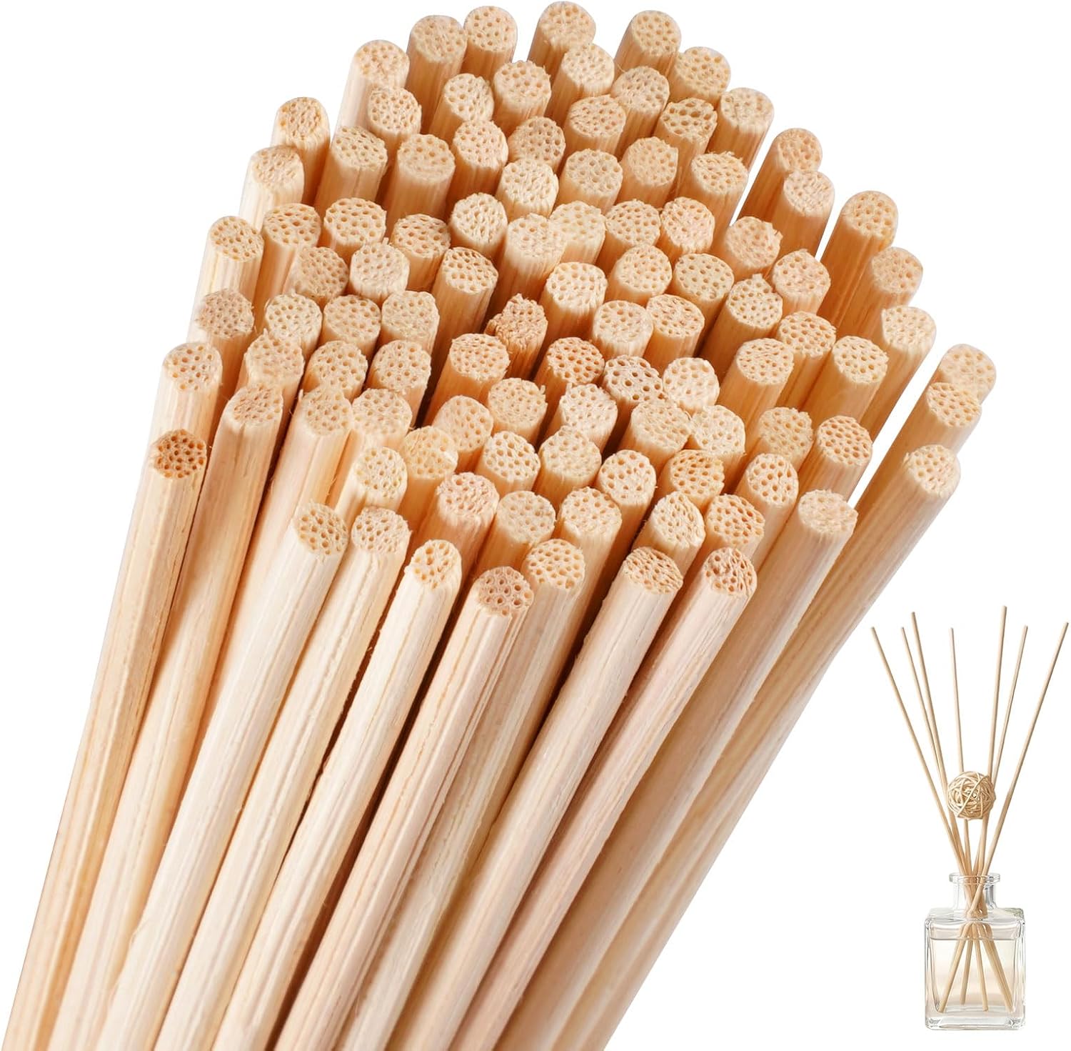 100 Stück Ø3 Mm X 30 Cm Duftstäbchen Aus Natürlichem Rattan