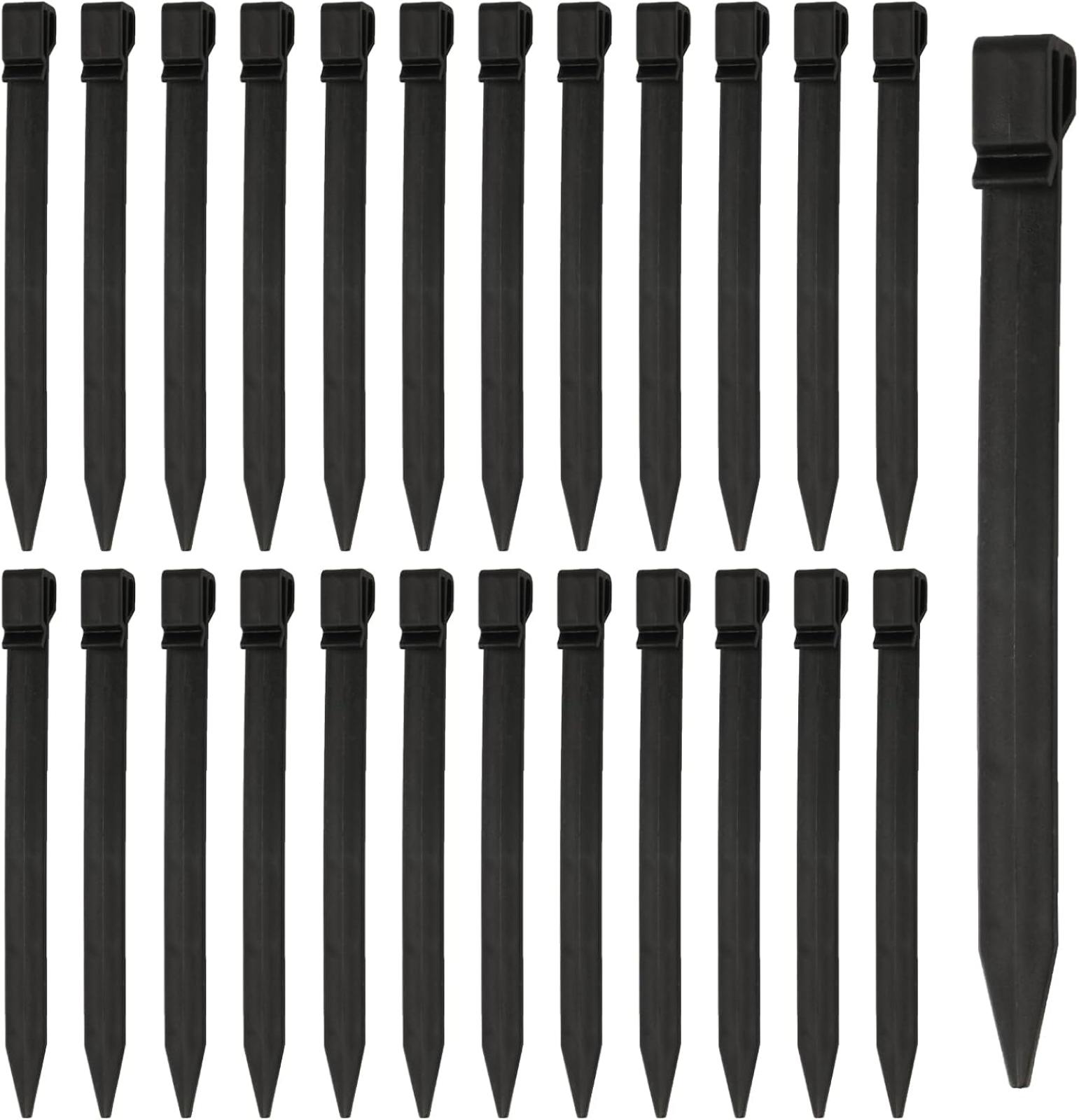 22 Stück Garten-einfassungsanker, 24,5 Cm Lange Gartenpfähle