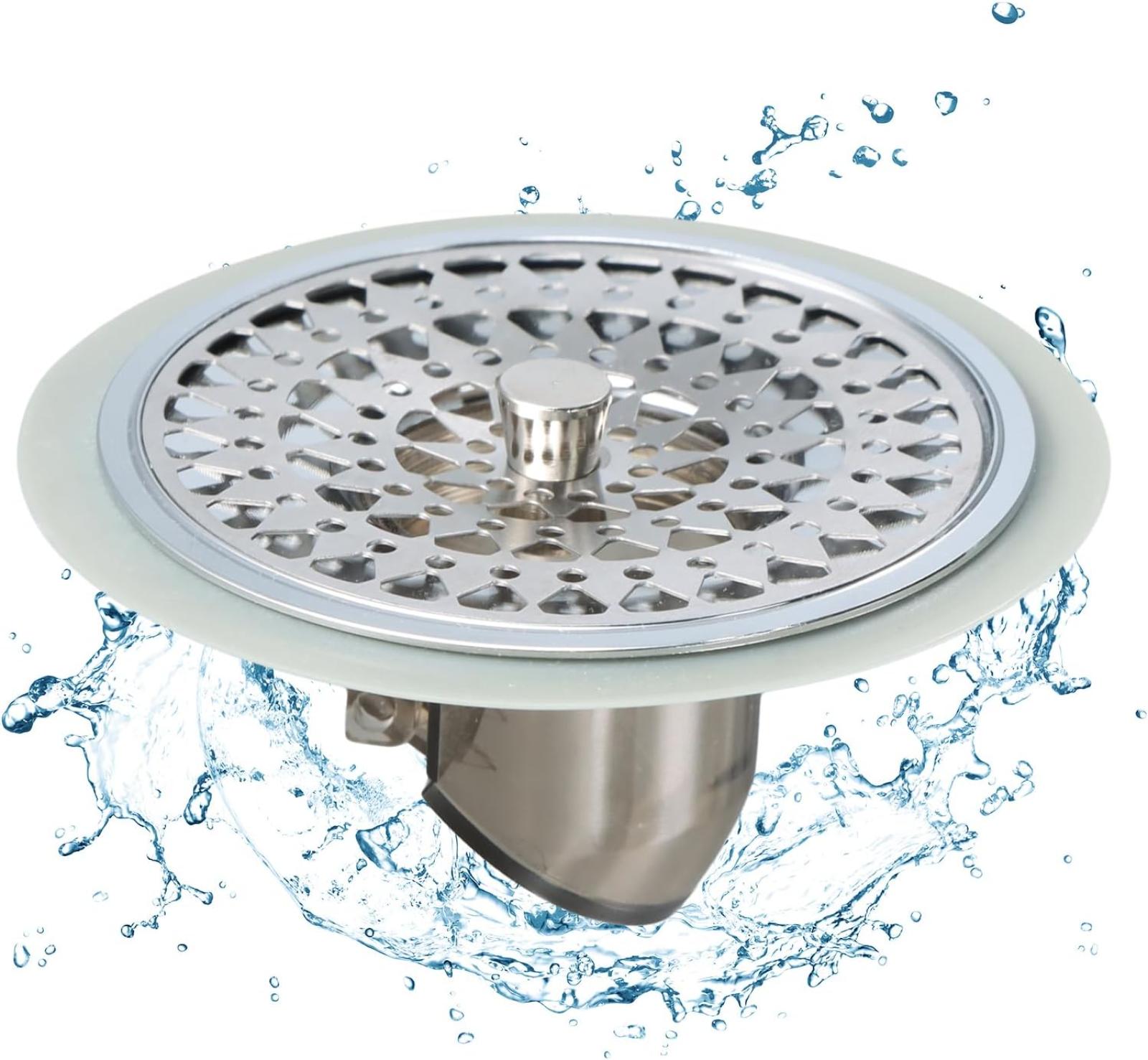 Duschhaarfilter, Geruchsneutralisierender Duschhaarfänger, Geruchshemmender Duschstopfen, Silikon-badewannenhaarfilter