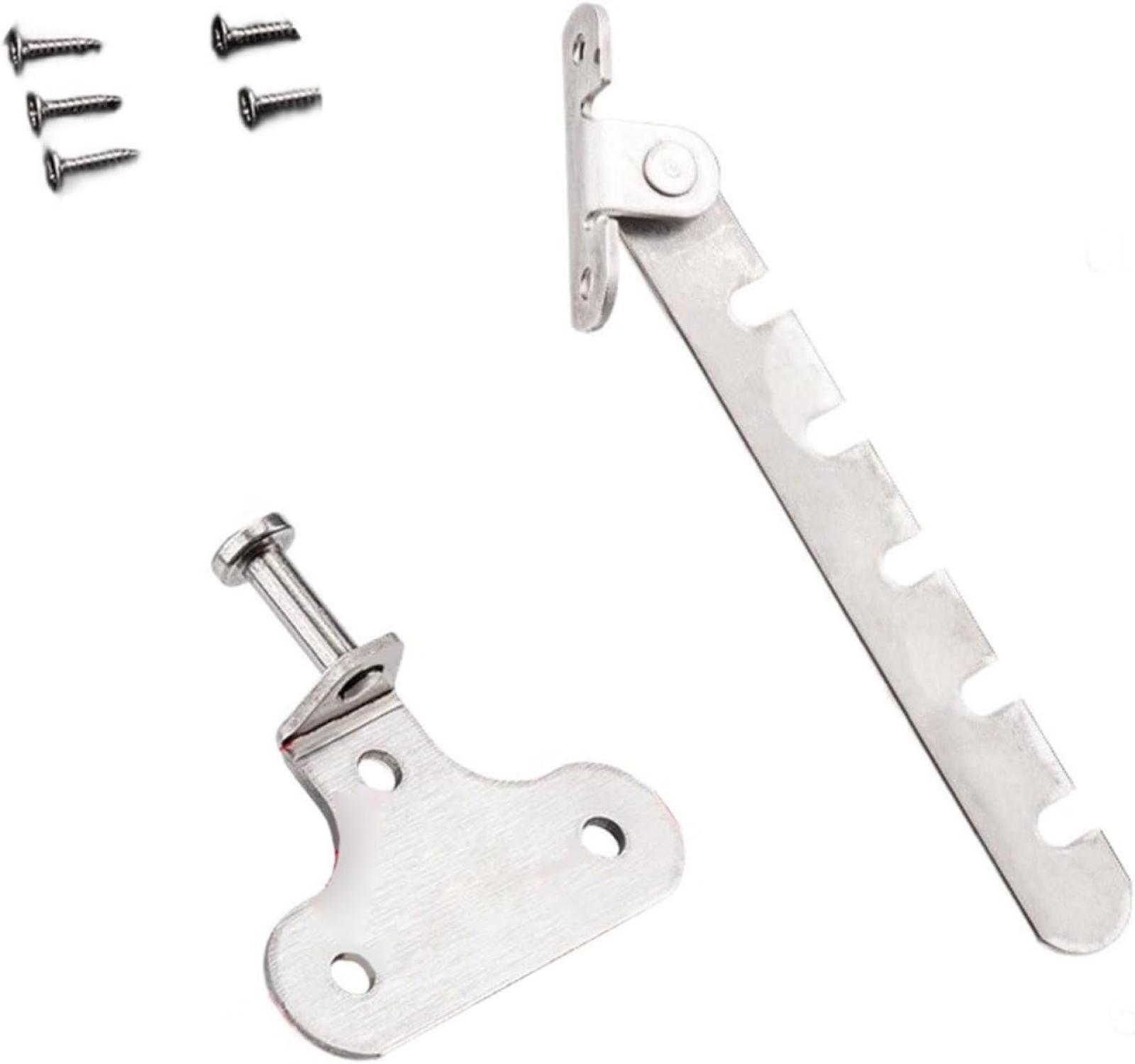 Set Aus 2 Fensterbegrenzern Aus Edelstahl Für Schaufenster, Verstellbarer Fensterstopper Mit Mehreren Verriegelungsmechanismen