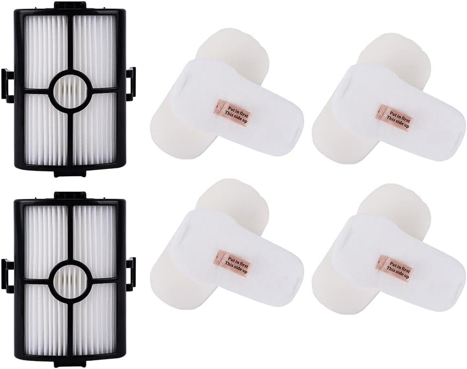 2 Hepa-filter Und 4 Schaumstofffilter Für Shark S+harkhz2000 Hz2002 Akku-stielstaubsauger, Filterset Für Shark Staubsaugerzubehör