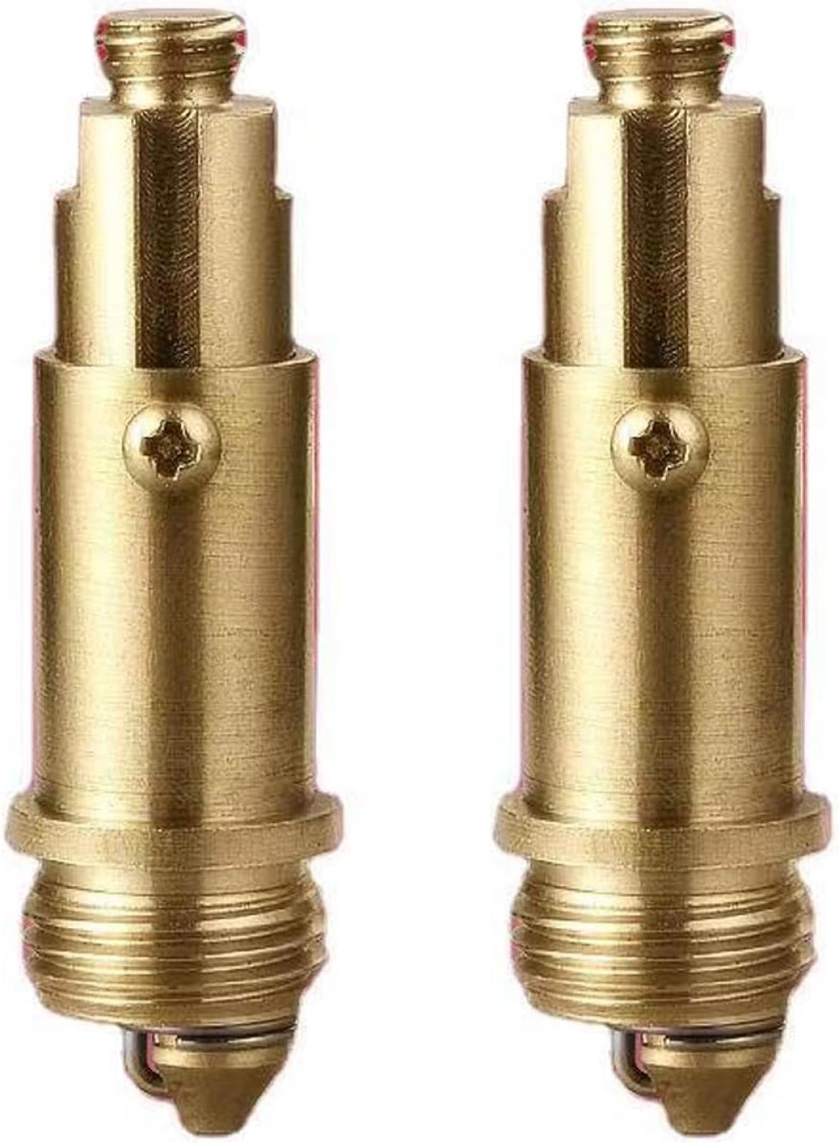 Set Mit 2 Messing-federstopfen Für Pop-up-abläufe Von Badewannen Und Waschbecken.