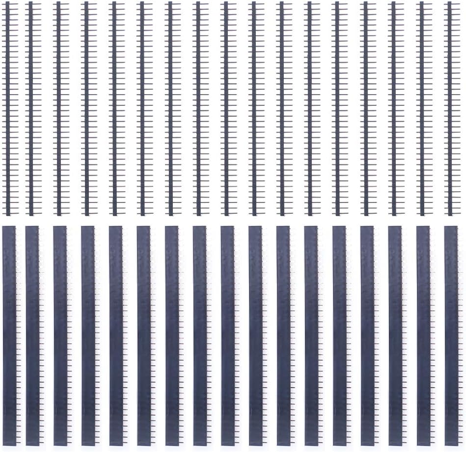 40 Stück 2,54 Mm 40-polige Stiftleisten (männlich Und Weiblich) Für Arduino Raspberry Pi Shields