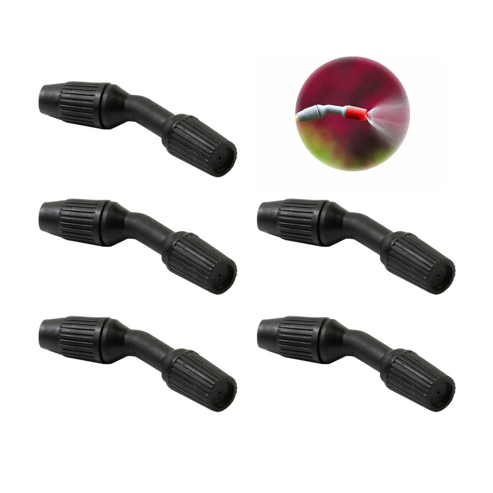 5er-pack Schwarze Doppelschulterdüsen, Zubehör Für Die Gartenbewässerung, Ersatzteile Für Sprühgeräte Zum Bewässern Und Reinigen