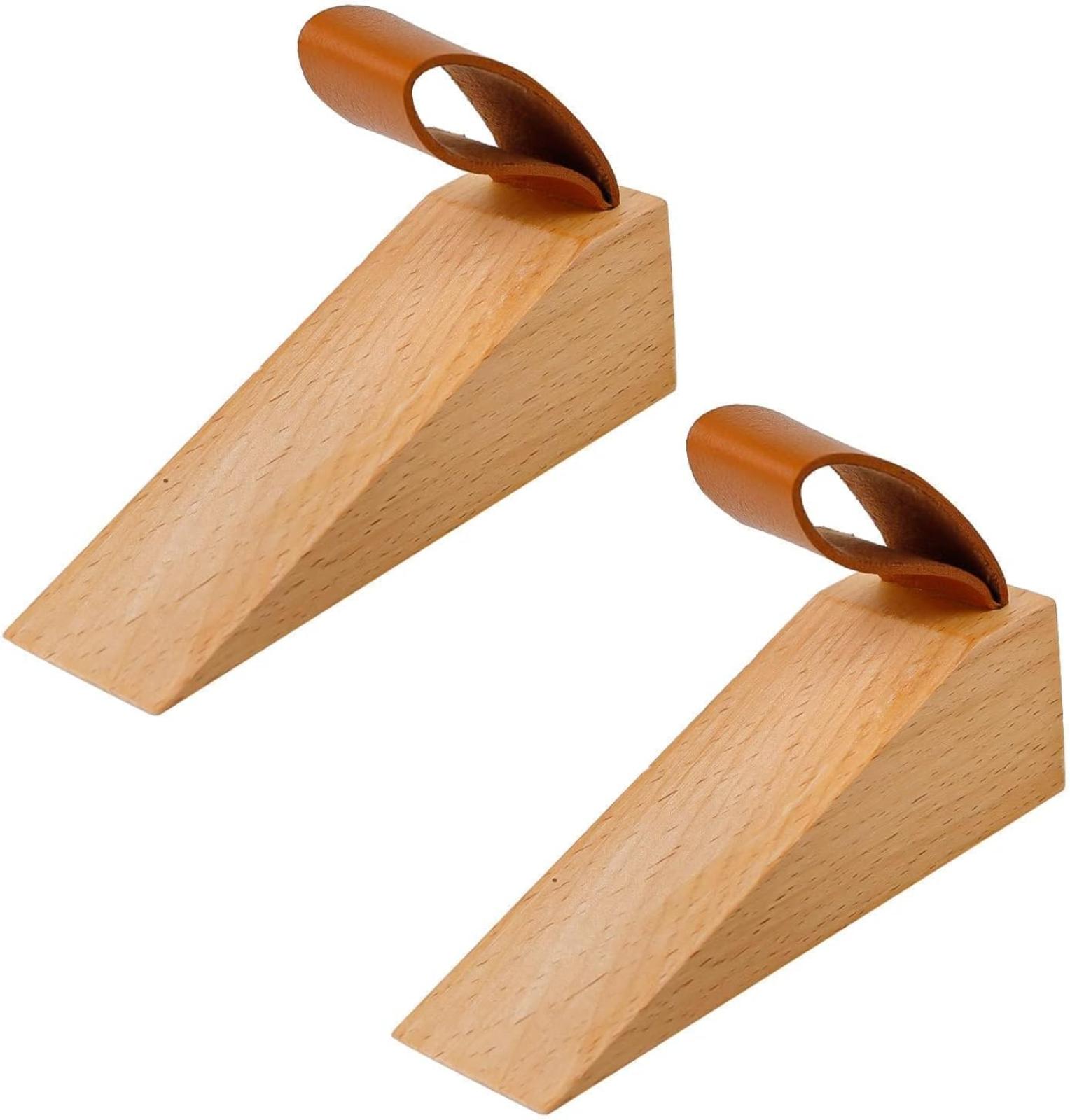 Türkeil Aus Holz, 2 Stück Mit Rutschfester Silikonunterlage, 5–30 Mm