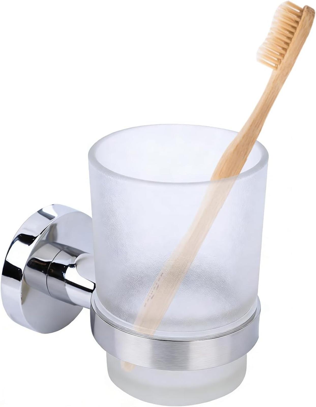 Zahnbürstenhalter, Zahnbürstenbecher, Zahnbürstenhalter Aus Edelstahl, Wand-zahnbürstenhalter, Becherhalter