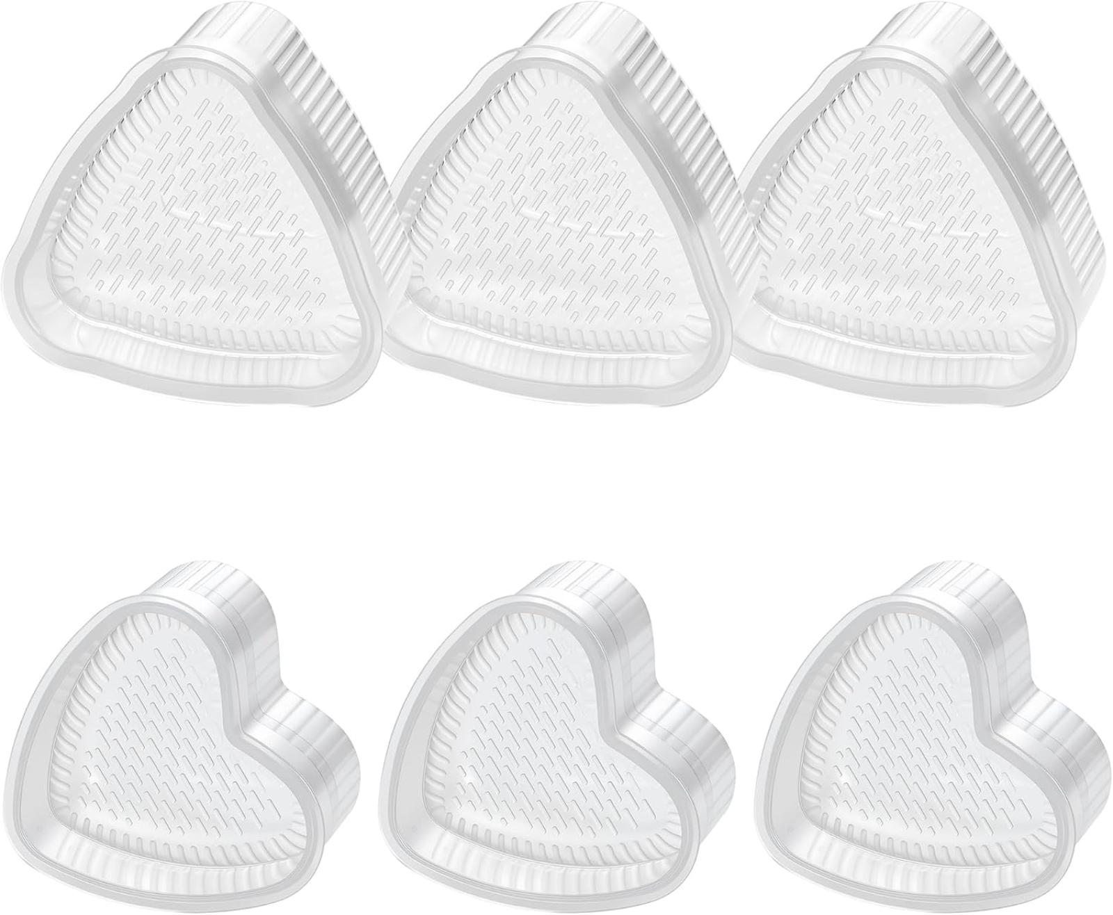 6-teiliges Onigiri-formen-set In Herz- Und Dreiecksform