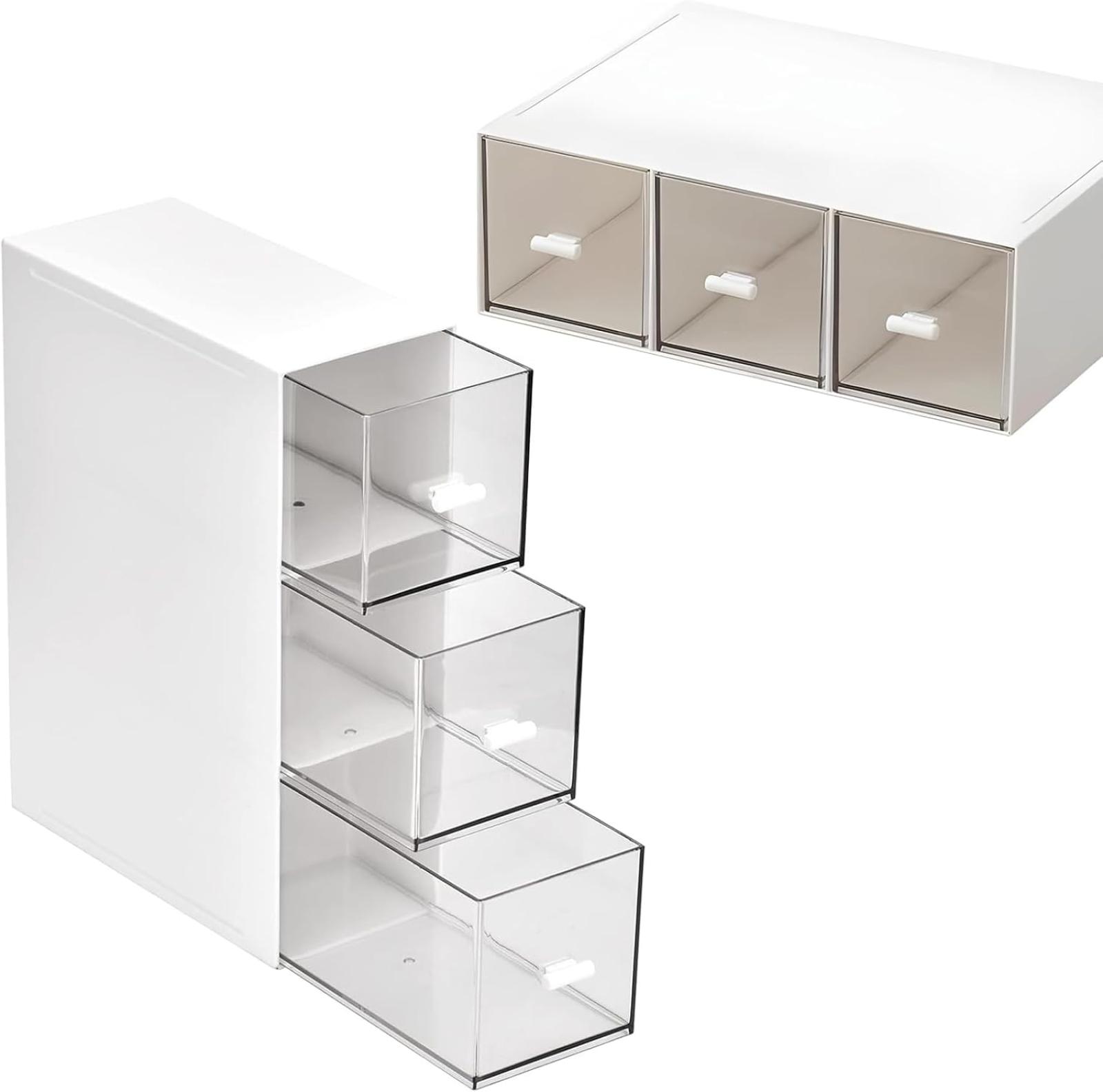 Teebeutelhalter Mit 3 Schubladen, Küchenschrank Mit Schubladen, Tee- Und Kräuterteebeutelbox, Gewürzregal Aus Kunststoff