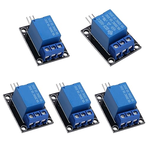 5 Stück 5v 1-kanal Relaismodul High-level-trigger-shield Für Ky-019, Kompatibel Mit Arduino Und Raspberry Pi