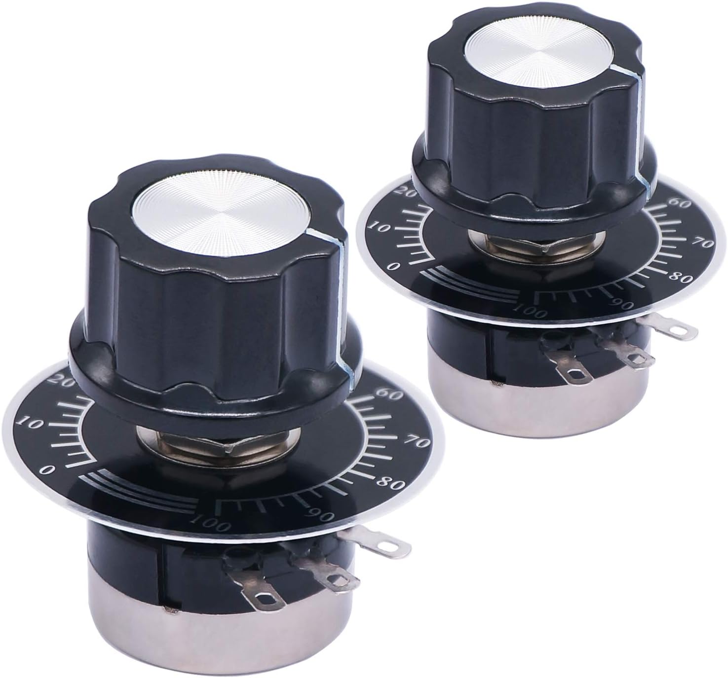 2 Stück Rv30yn502 5k Ohm Drehpotentiometer Mit Kohleschicht, Linear, Eingängig, Zur Drehzahlregelung Von Wechselrichtern