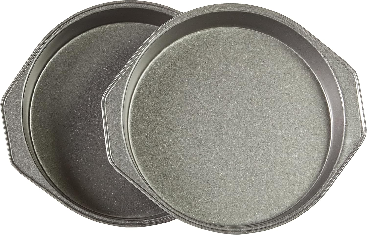 Set Mit 2 Runden, Antihaftbeschichteten Kuchenformen Aus Kohlenstoffstahl, 22,8 Cm, Grau