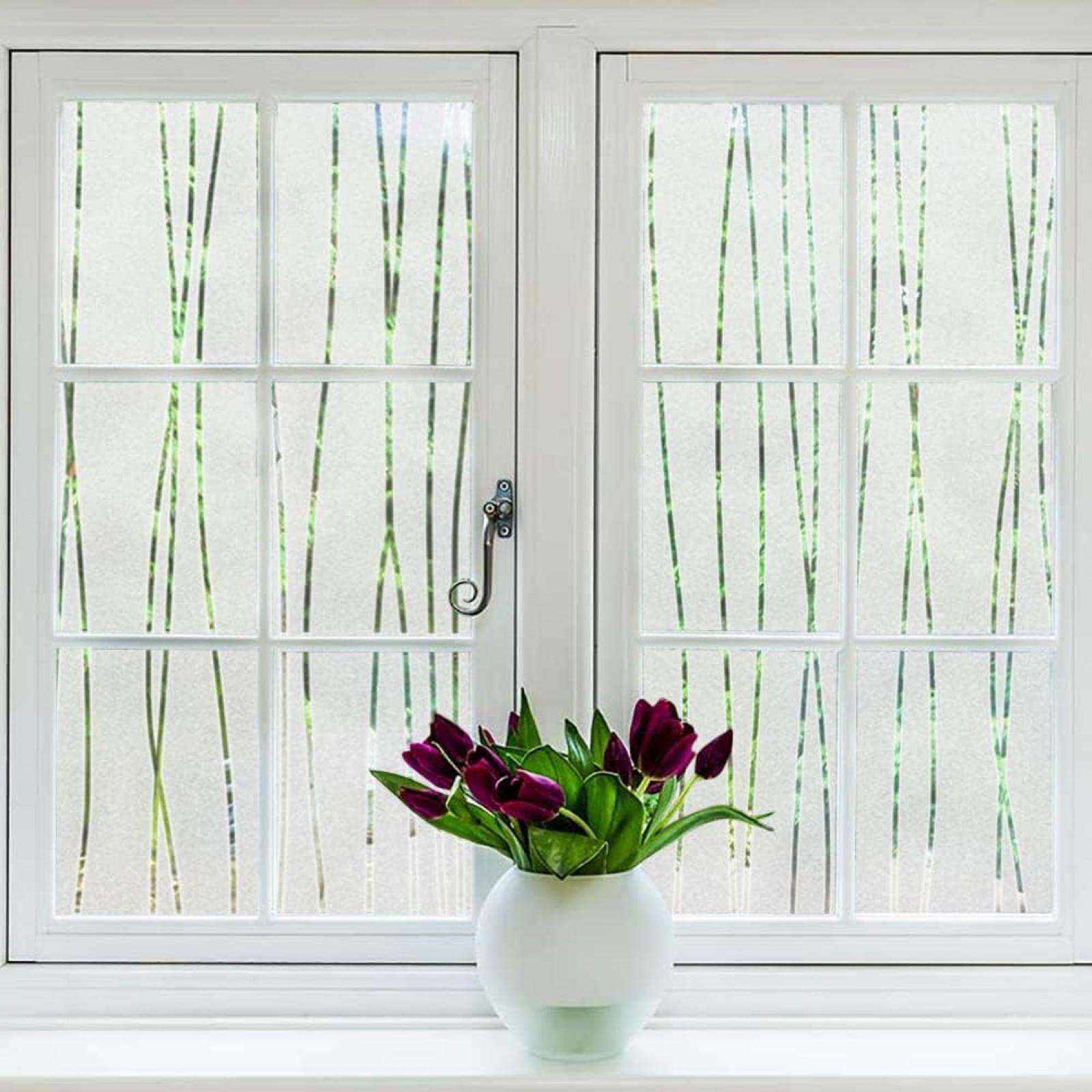 Sichtschutzfolie Für Fenster, Selbstklebend, Wärmedämmend, Verdunkelnd, Uv-beständig, Elektrostatisch