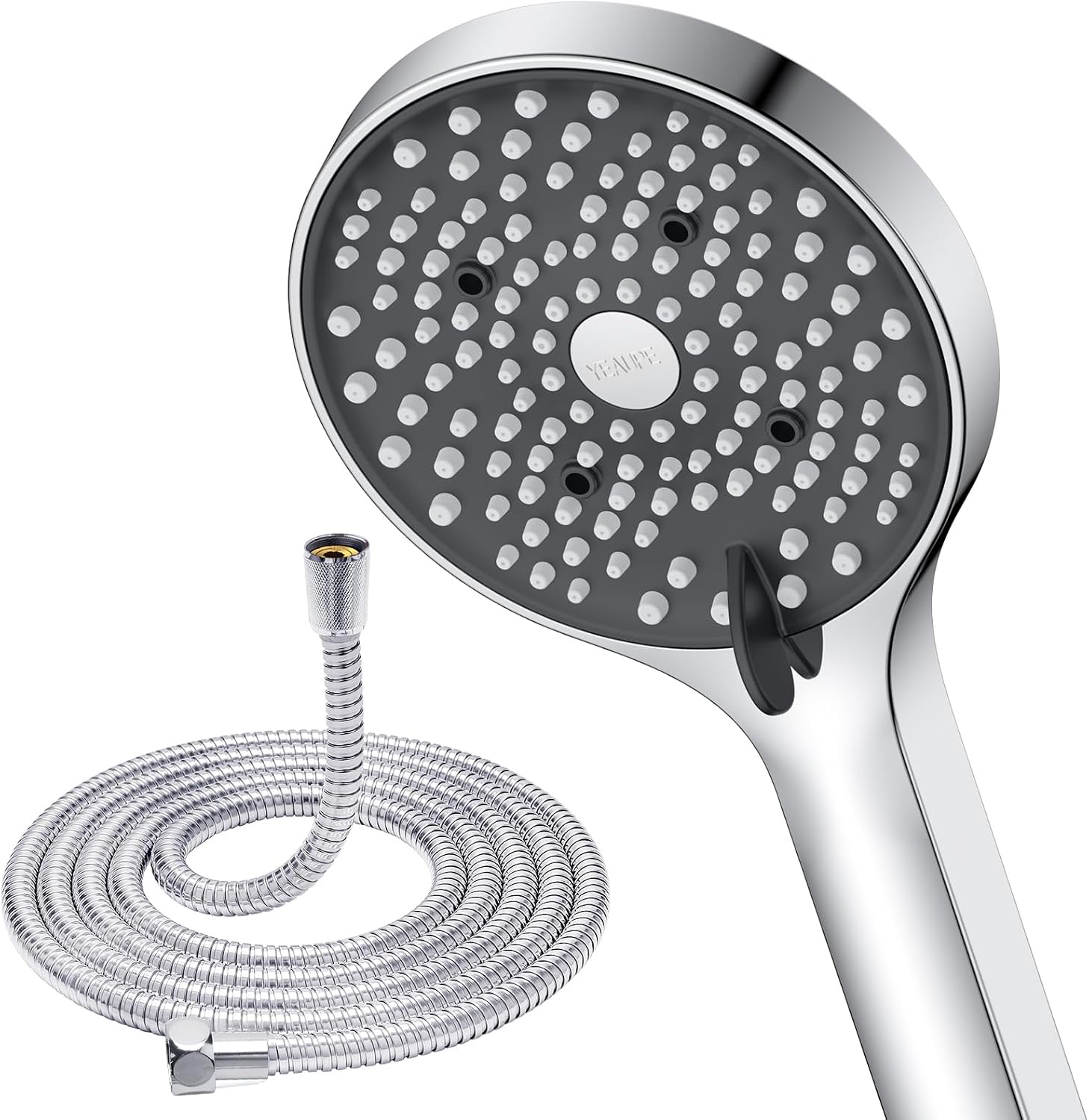Duschkopf Mit 1,6 M Schlauch, 6 Strahlarten, Ø110 Mm, Antikalk-funktion