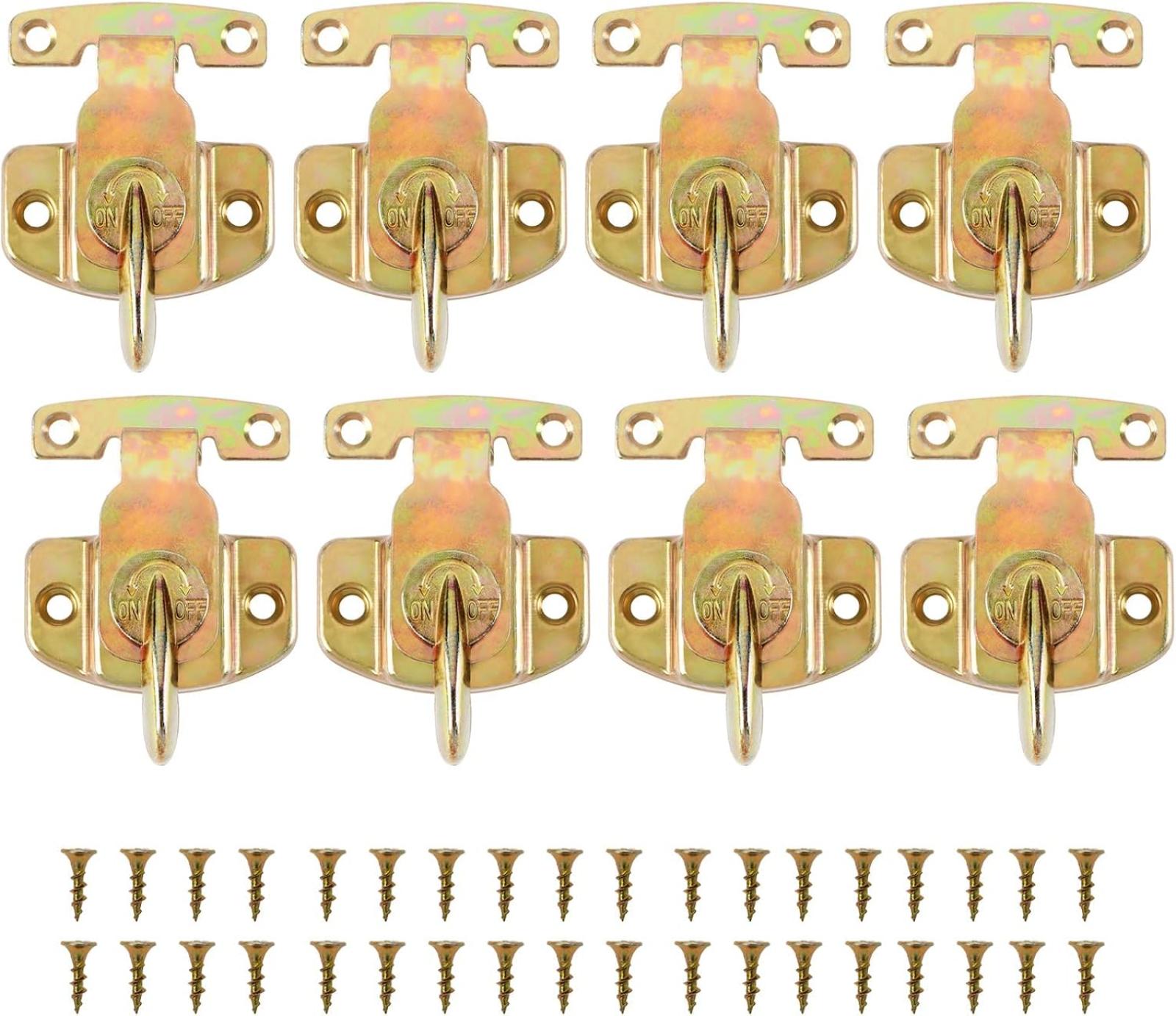 8-teiliges Set Esstischverriegelungen, Robuste Tischplattenverriegelungen, Tischschnallen, Verbindungsstücke, Zubehör