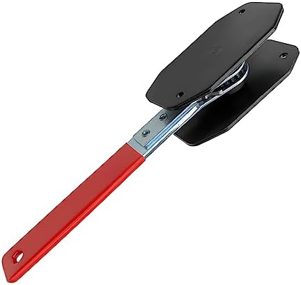 Cgeamdy Ratschenschlüssel Für Bremskolben, Bremssattel-belagmontageschlüssel, Handpresswerkzeug-zubehör Für Die Autoreparatur, 360 Grad Drehbarer Kolbenspreizer (rot)