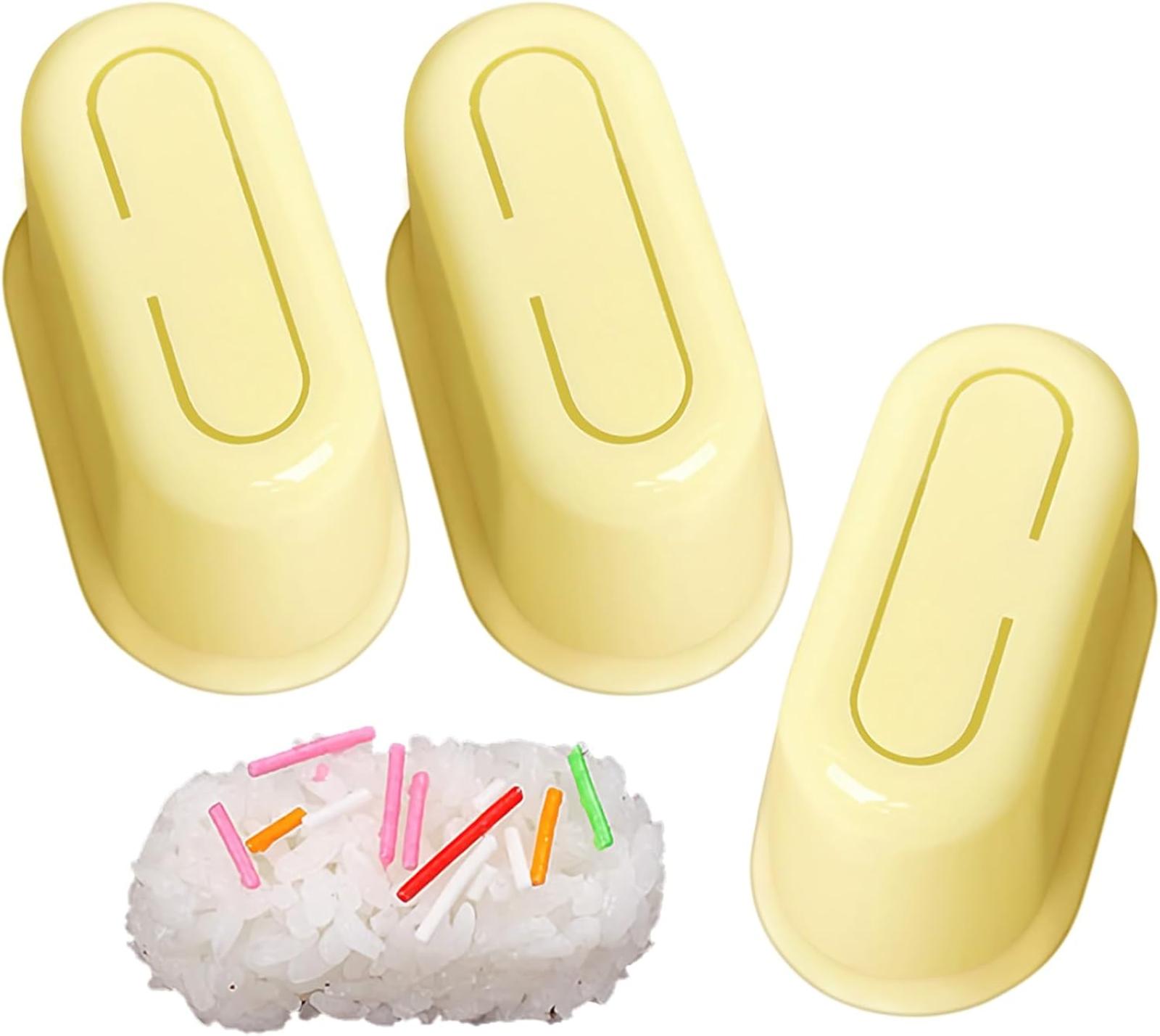 Set Mit 3 Reisbällchenformen, Diy-sushiformen Für Japanische Gerichte Für Kinder, Bento-boxen, Küchenutensilien