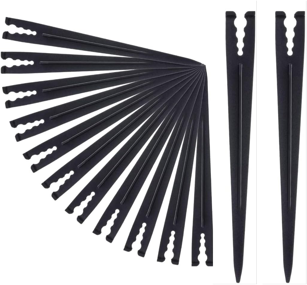 100 Apoyo De Goteo De Riego Stacas Para Tubo De 1/4 De Pulgada, Tubos De Goteo Universales, Stacas De Plastico Para La Rego, Invernadero, Garden, Stacas De Patio De Navidad