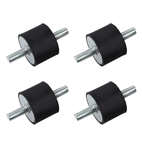 4-teilige M10 40x30 Gummi-isolatorlager, Luftkompressorpumpe, Antivibrations-gummilager, Stoßdämpfer Für Luftkompressoren, Dieselmotoren
