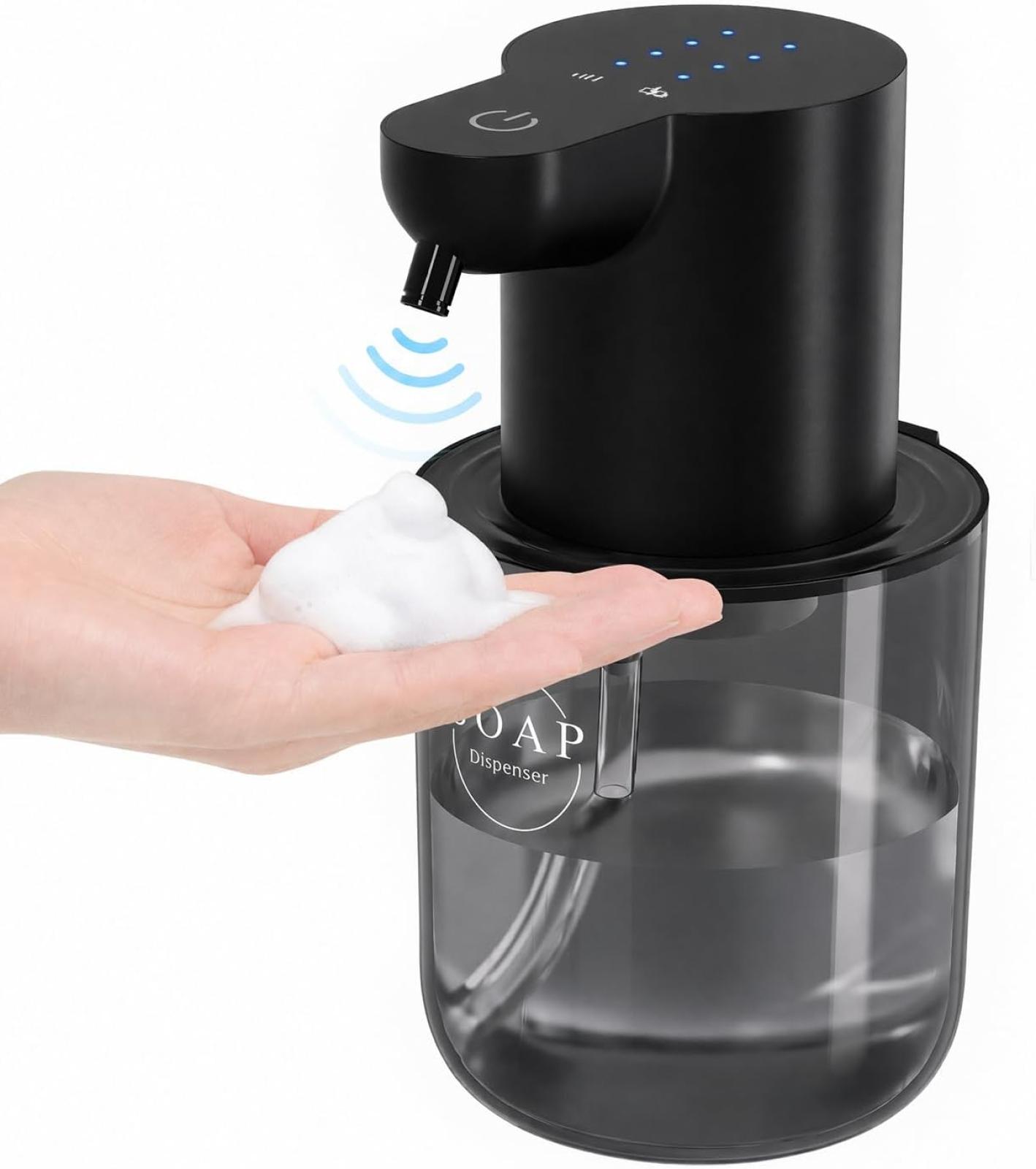 Automatischer, Berührungsloser Schaumseifenspender, 400 Ml, Elektrischer Wandseifenspender, Usb-aufladbar