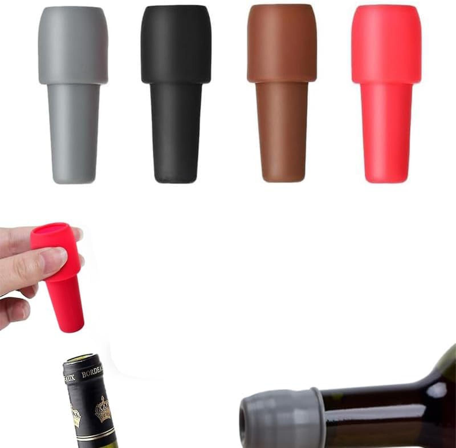 Wiederverwendbarer Flaschenverschluss Für Sekt, Weinverschlüsse Für Weinflaschen, Silikon-weinverschluss Für Bier Und Champagner