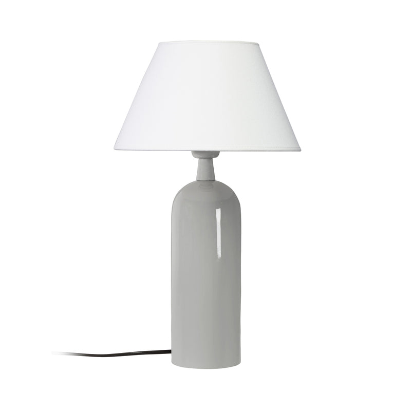 [neuwertig] B-ware Pr Home Tischleuchte Grau/weiß Designer Lampe Tischlampe Leuchte 46cm E27 40w