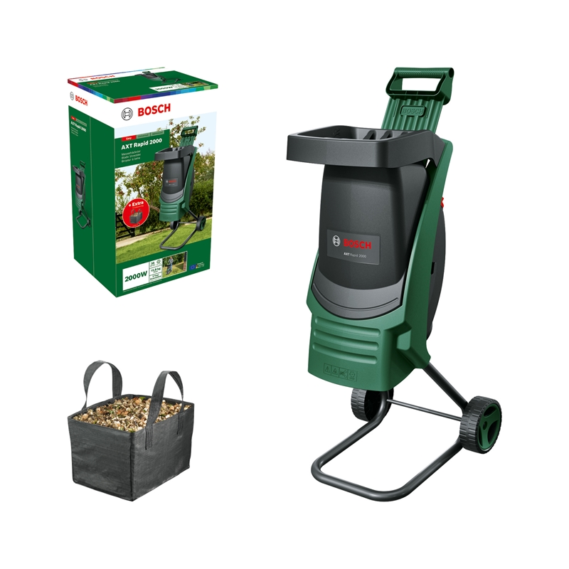 Bosch Häcksler Rapid-häcksler Axt 2000 Rapid Inkl. Fangsack