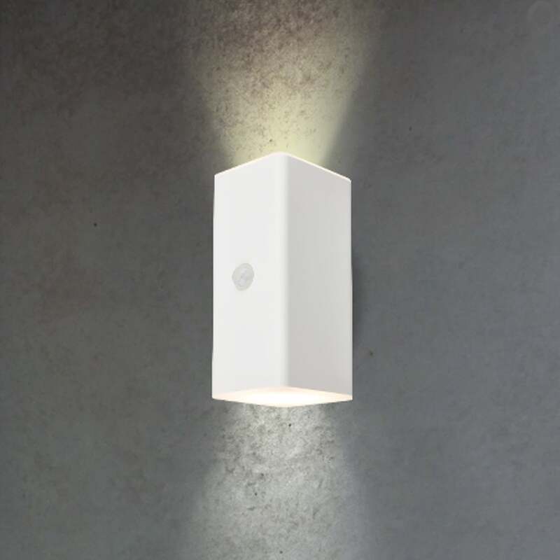 [neuwertig] B-ware Briloner Led-akku-außenwandleuchte 3788016 Weiß Mit Sensor Up/down Ip44
