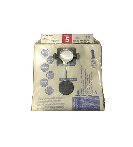 Packung 5 Papierfilter Modelle 97102b9n, 99100b4n, 99100b5n Gisowatt