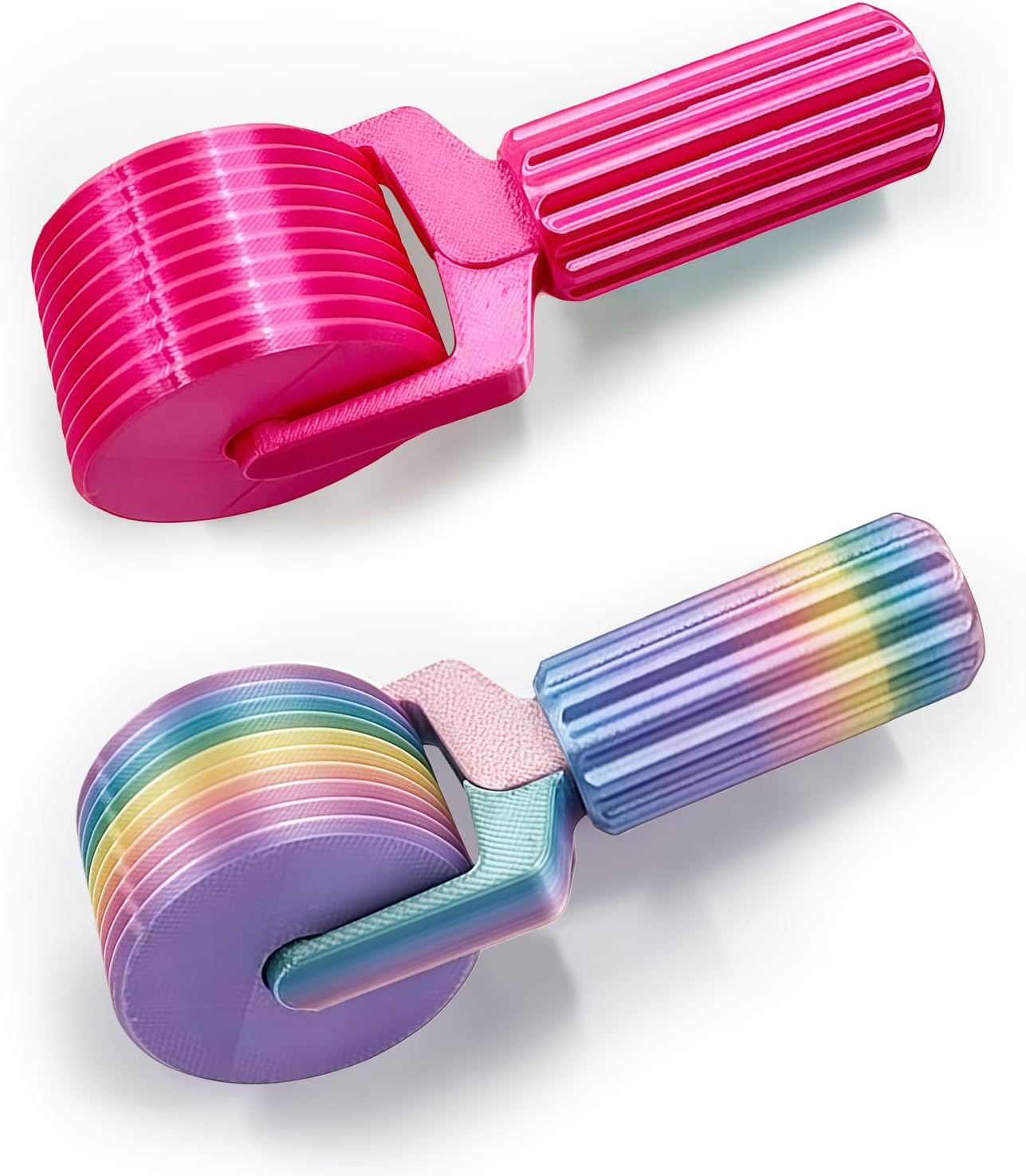 2-teiliges Set Diamantmalerei-roller, Praktisches Zubehör Für Diamantmalerei, Abnehmbare Werkzeuge (pink + Bunt)