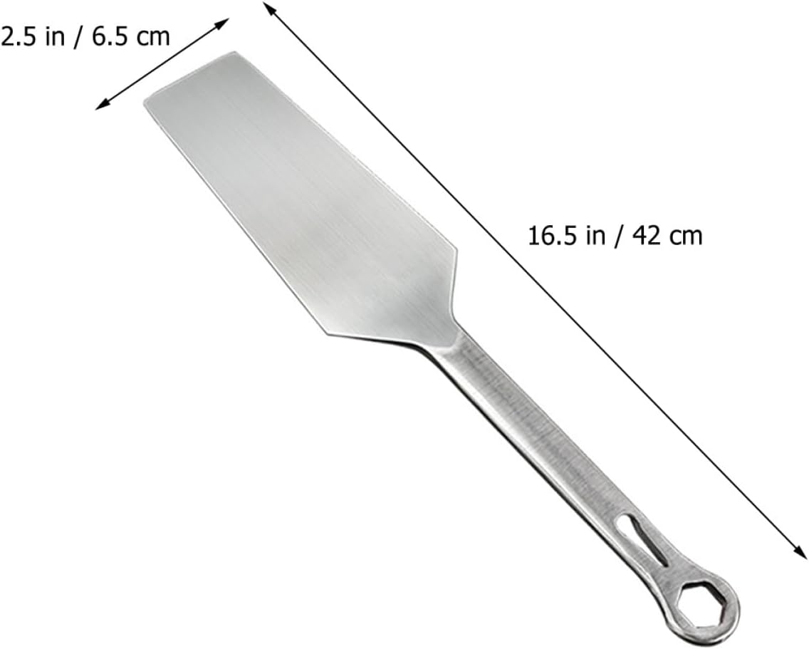 Multifunktionale Mauerkelle Aus Silberfarbenem Edelstahl, Antihaft-dichtstoffschaber Mit Flacher Klinge Zum Verteilen Von Zement