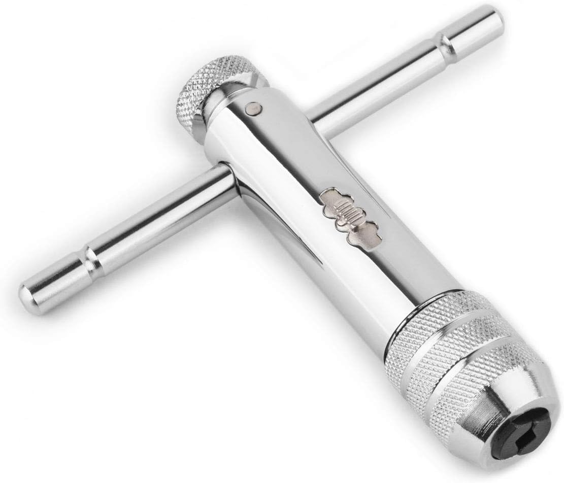 Ratschen-gewindebohrerhalter Und Verstellbarer Griff M5 – M12 Handgewindeschlüssel Maschinen-t-nut-ratsche T-gewindebohrer-steckschlüssel
