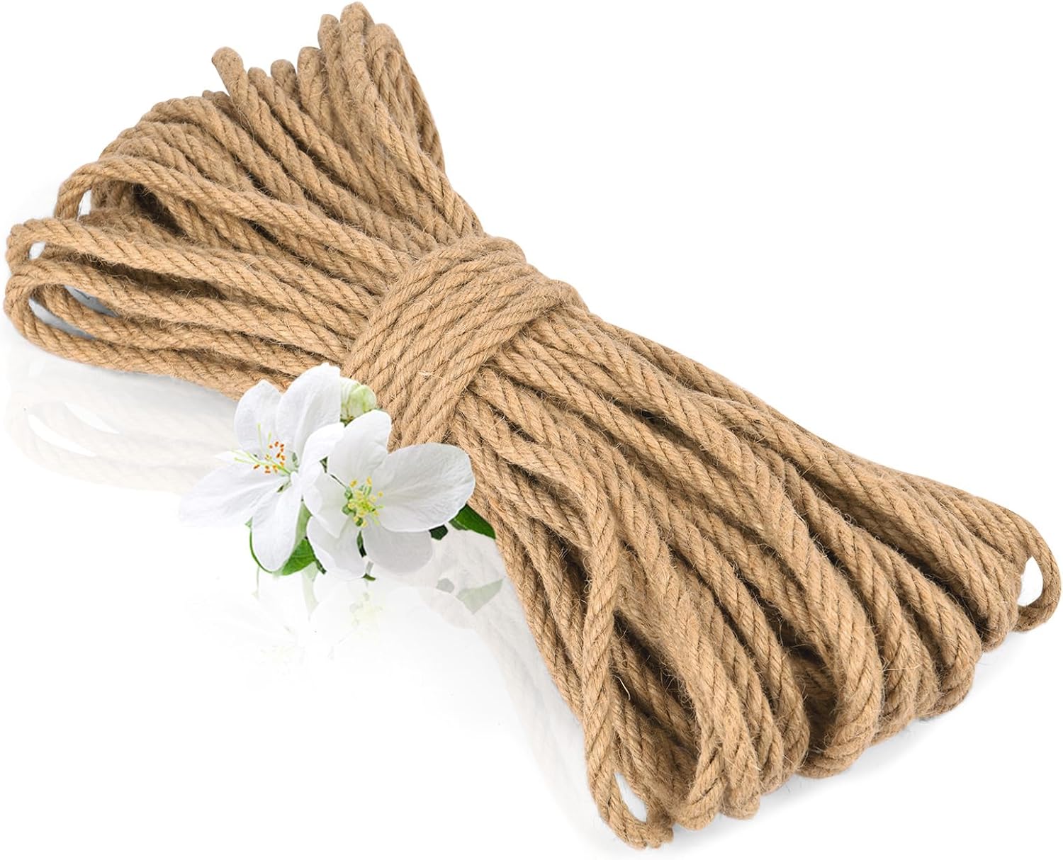 15 M Gartenschnur, 6 Mm Dickes Naturjuteseil, Robust Und Langlebig, Schnur Für Diy-projekte, Gartendekoration, Katzenkratzbaum