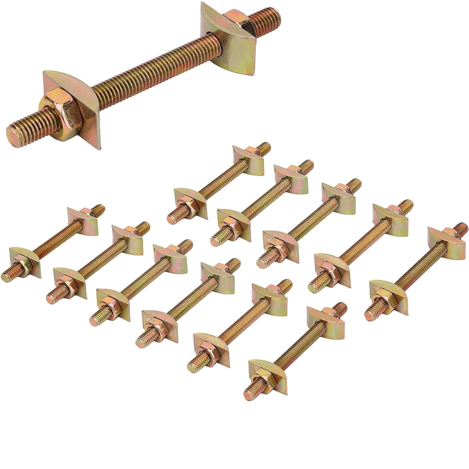 12 Stück 100 Mm Arbeitsplattenverbinder – Möbelverbindungsbolzen – Möbelmontageschrauben – Zum Montieren, Festziehen Und Befestigen
