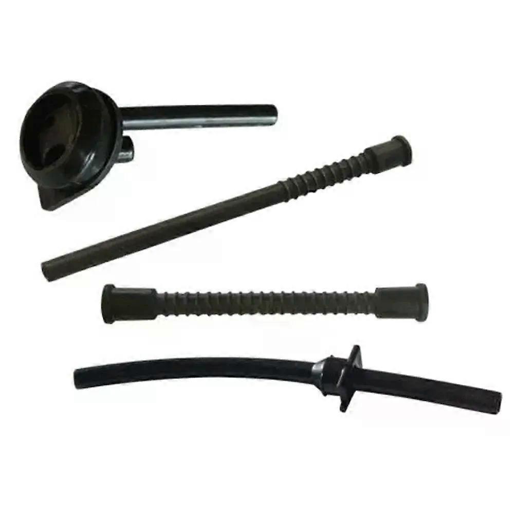 Kraftstoffleitung, Sitz Und Ansaugölpumpenschlauch-set Für Chinesische 2500/25-cm³-kettensägen. Ersatzteile Für Ölpumpenschlauch Und Ölpumpensitz.