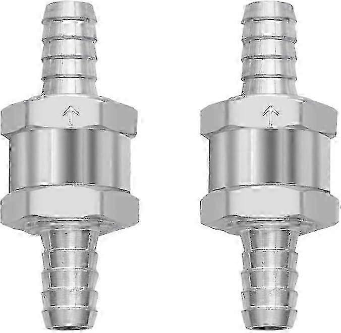 Rückschlagventil (2 Stück, 8 Mm) Aus Aluminiumlegierung, Einweg-rückschlagventil Für Niederdruck-diesel-/benzinvergaser