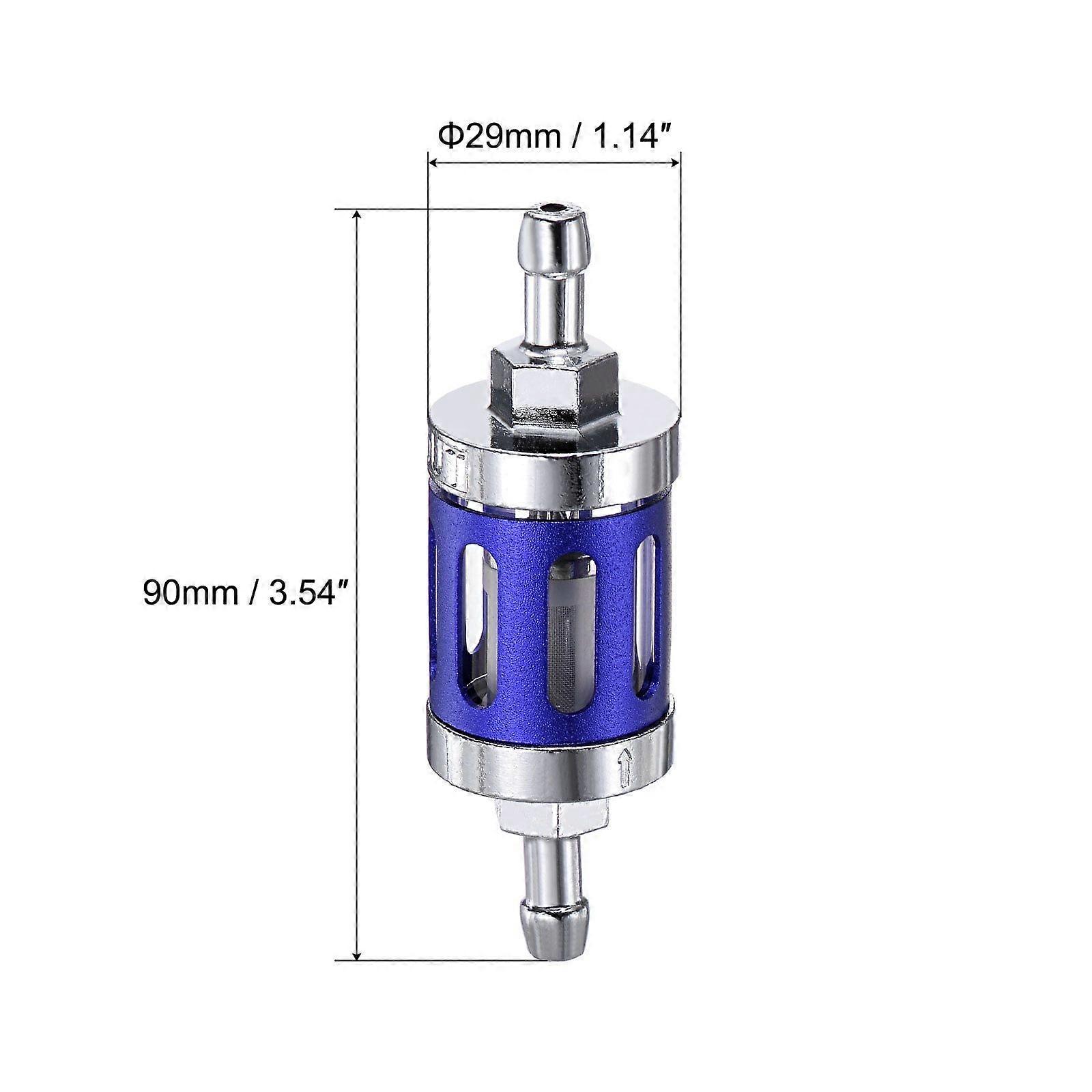 Inline-kraftstoff-/ölfilter Mit Messingfilterelement, Blau, 2