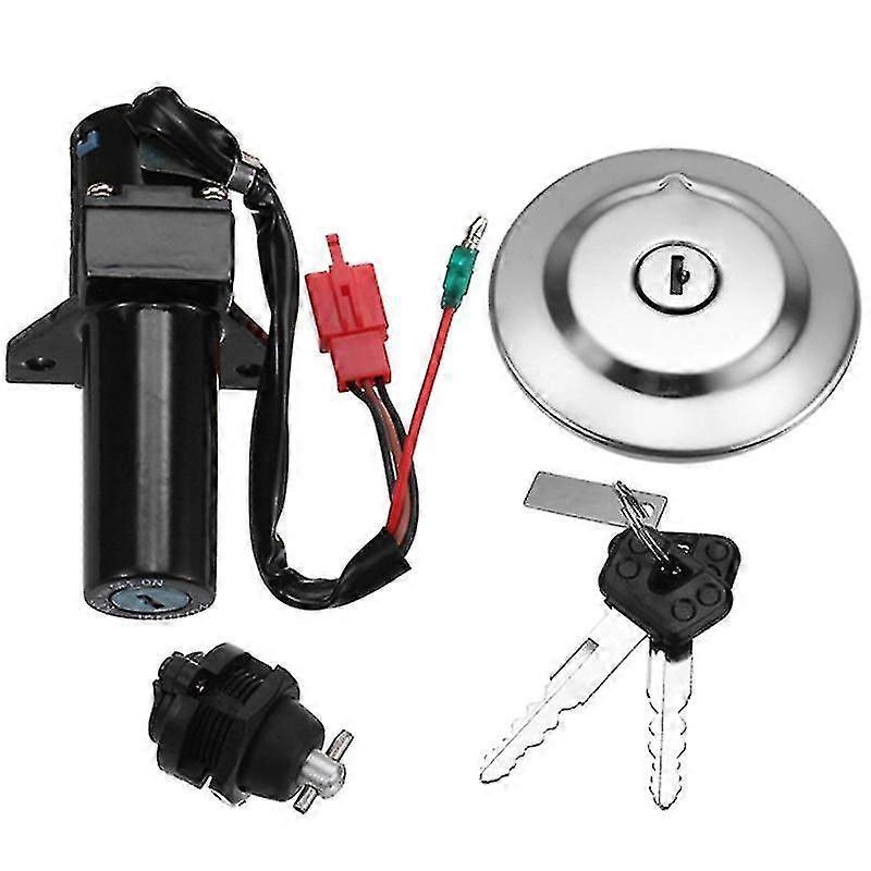 Schließsatz Für Ybr125 Motorrad (2007-2014): Elektrischer Zündschalter, Tankdeckel, Sitzbankschlossschlüssel.