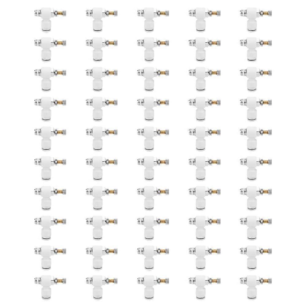 50 Stück Sl6-01 Luftstromventil Geschwindigkeitsregelung Drosselklappe Pneumatische Verstellung Anschluss 6 Mm X 1/8 Zoll