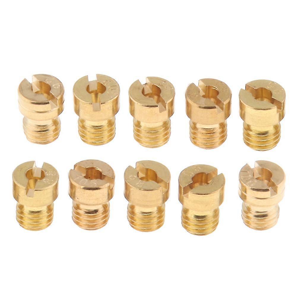 10 M5 8mm Hauptdüsen Für Keihin Oko Pe Pwk Vergaser Größen 85, 88, 90, 92, 94, 95, 98, 100, 102 Und 105 - Ersatzteile Für Motorradvergaser Und Einspritzdüsen