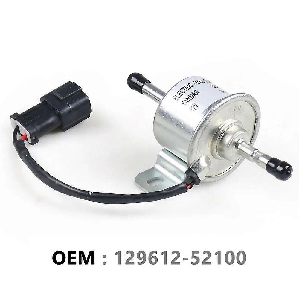 Externe Elektronische 12v-kraftstoffpumpe Aus Aluminium Für Kleine Hydraulikbagger, Kompatibel Mit Den Yanmar-modellen 4tnv88, 3tnv88 Und 4tnv84 (oe-referenz: 129612-52100).