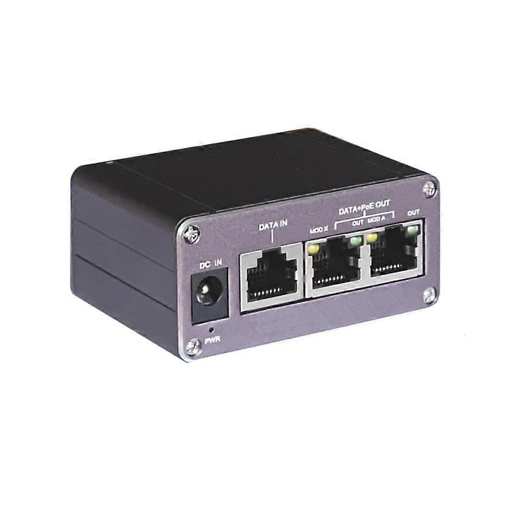 Industrieller Mini-gigabit-poe-injektor, Kompatibel Mit Mikrotik Und Ubiquiti, 24 V 60 W Ausgangsleistung