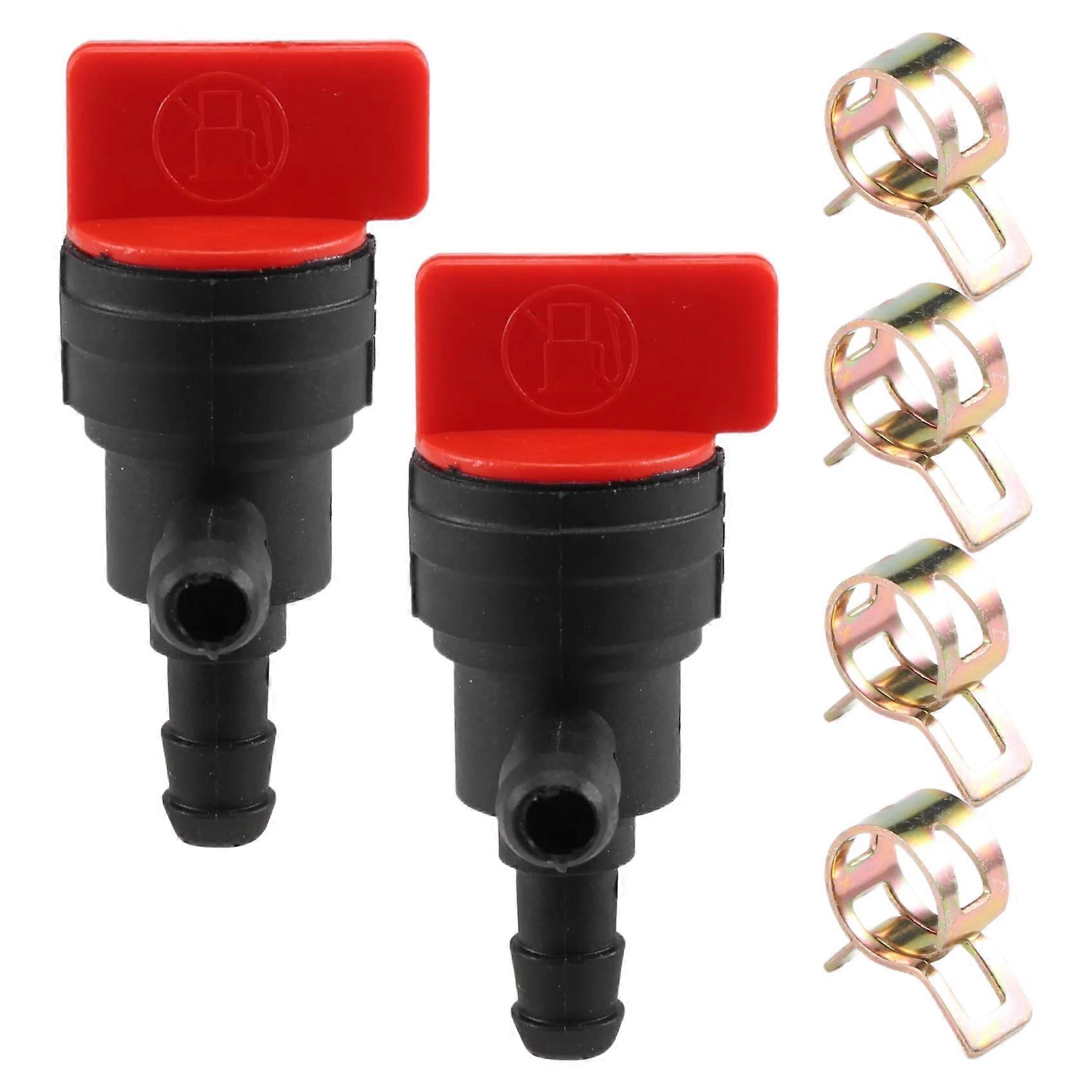 Satz Mit 2 1/4-zoll-90-grad-kraftstoffabsperrventilen Für Briggs & Stratton-motoren 698181, 494539, 697944 Und Tecumseh 358