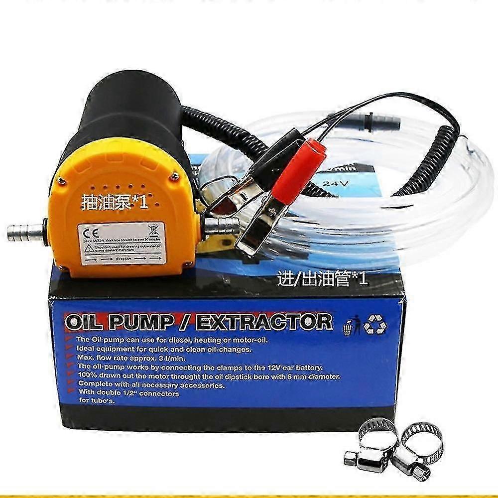 60-w-elektromotorölpumpe (12 V/24 V) Zum Ablassen Von Öl/diesel, Saugpumpe Für Kraftstofftransfer, Boot