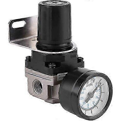 Luftdruckregler Für Kompressor, Einstellbares G1/4-ventil Mit Integriertem Manometer