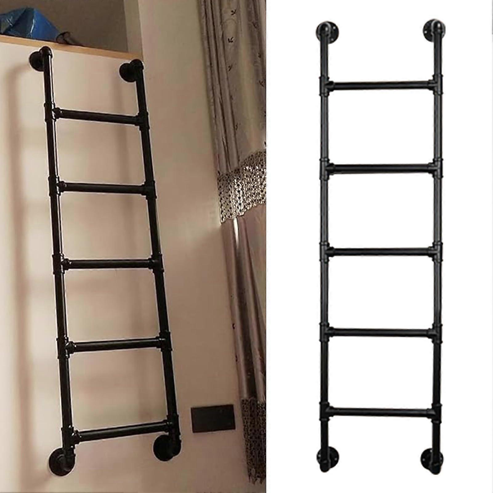 1,31 M Lange Keller-feuerleiter, Wandleiter Für Etagenbetten, Tragkraft 150 Kg, 132 Cm Lange Dachbodentreppe