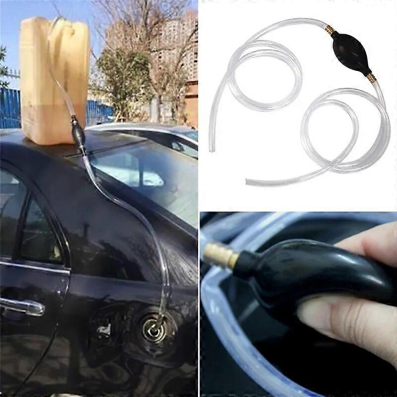 Kraftstoffpumpe Für Benzin, Diesel, Flüssigkeiten, Wasser Und Öl Pvc-siphon Kraftstoffsparer 8-mm-schlauch Kfz-zubehör