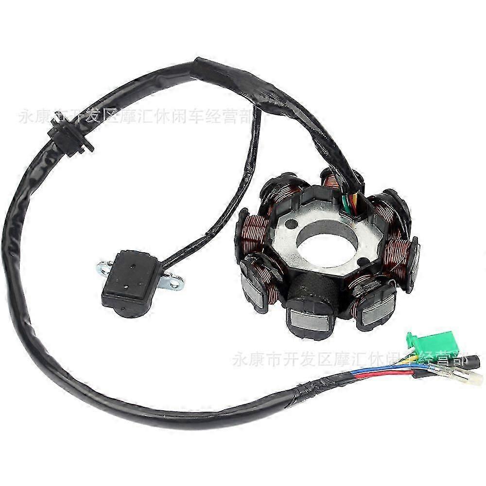 Gy6 125/150 Achtpoliger Gleichstrommotor, Zündspule, Stator, Ausführung 0907