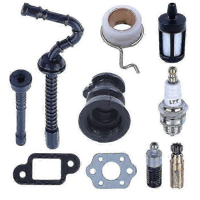 Adefol-kit Inklusive Ansaugkrümmer, Ölpumpe, Förderschnecke, Kraftstoffleitung Und Filter, Kompatibel Mit Den Stihl-modellen 025, 023, 021, Ms250, Ms230 Und Ms210.