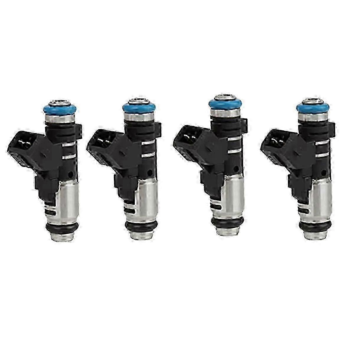 Einspritzdüsen Für Pkw (4er-set) Passend Für Peugeot 206 C2 C3 1,1l Benzin, Silber